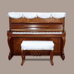 자수레이스 피아노/의자 커버세트 #225