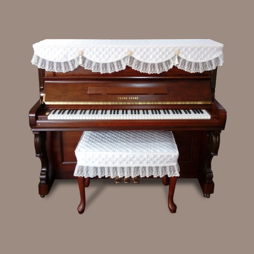 실크레이스 피아노/의자 1단 커버세트 #250