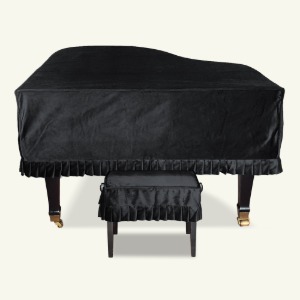 그랜드피아노 영국식퀼트주름 피아노/의자 커버세트 #285