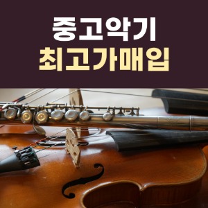 [중고] 중고악기 고가매입 관악기 현악기 타악기